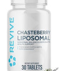 Revive Md Chasteberry Supplement For Women Chasteberry Liposomal (Vitex Agnuscastus) Supports Women'S Health Hormone Balance & Fertility (30 Tablets 30 Servings)