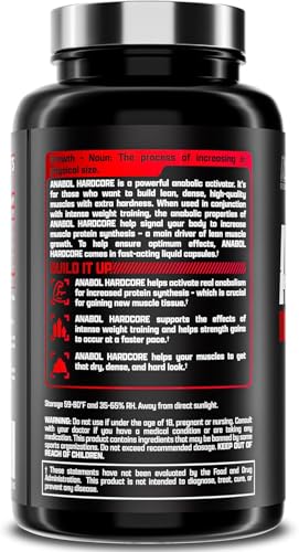Nutrex Research Anabol Hardcore Anabolic Activator Muscle Builder And Hardening Agent 60 Pills