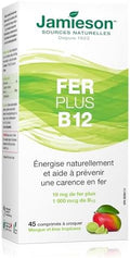 Jamieson Iron + Vitamin B12 45 Chewable Tabs