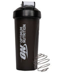 Optimum Nutrition On Shaker Mixing Ball Bpa And Dehp Black 600 Ml