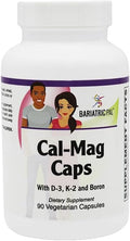 Bariatricpal Calcium & Magnesium Vegetarian Capsules With D3 K2 And Boron (90 Count)