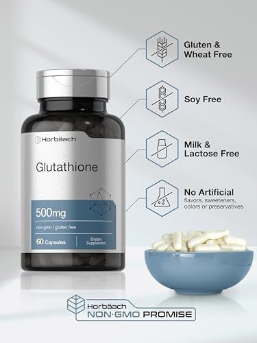Horbaach Glutathione 60 Capsules 500Mg