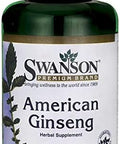 Swanson Premium Brand American Ginseng 550 Milligrams 100 Capsules