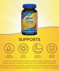 Nature'S Way Alive Zero Sugar Men'S Gummy Multivitamins Energy Metabolism Muscle Function B-Vitamins No Sugar Alcohols Plant-Based Sweeteners Peach Flavored 80 Gummies