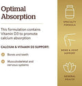 Solgar Calcium Citrate With Vitamin D3 240 Tablets Promotes Healthy Bones and Teeth Supports Musculoskeletal and Nervous Systems NonGmo GlutenFree Dairy Kosher 60 Servings