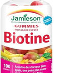 Jamieson High Potency Biotin Gummies 100 Count