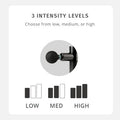 Homedics Therapist Select Compact Percussion Massager, 4 Attachments, Thermal Heat, Rechargeable Battery With 4-Hour Runtime And Charge Light Indicator, 3 Intensity Levels, Cordless For Trave