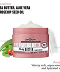 Soap & Glory The Righteous Moisturizing Body Butter - Hydrating Vegan Body Moisturizer For Dry Skin With Shea Butter Vitamin E & Rosehip Seed Oil - Rich Cream For Women & Men (300Ml)