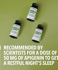 Apigenin Capsules 50Mg 120 Count Vegan Nongmo Sleep & Cognitive Support Supplement Chamomile Flavonoid For Relaxation Prostate Health Melatonin Liposomal Formula For Enhanced Absorption