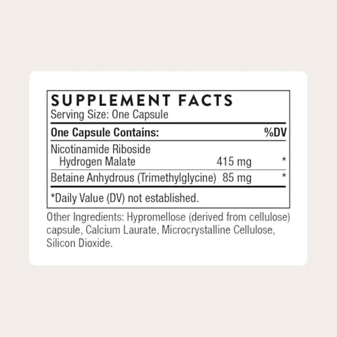 Thorne - Niacel 400 - Nad Supplement - Nicotinamide Riboside - Supports Healthy Aging Cellular Energy Production & Sleep-Wake Cycle - Nsf Certified For Sport & Vegan - Gluten-Free 60 Capsules