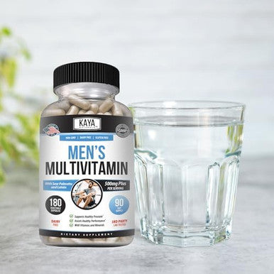 Kaya Naturals Multivitamin For Men - Men'S Prostate Multivitamin - Multi Mineral Daily Supplement - Pills For Men - Supports Healthy Prostate - Vitaminas Para Hombres - 60 Veggie Capsules