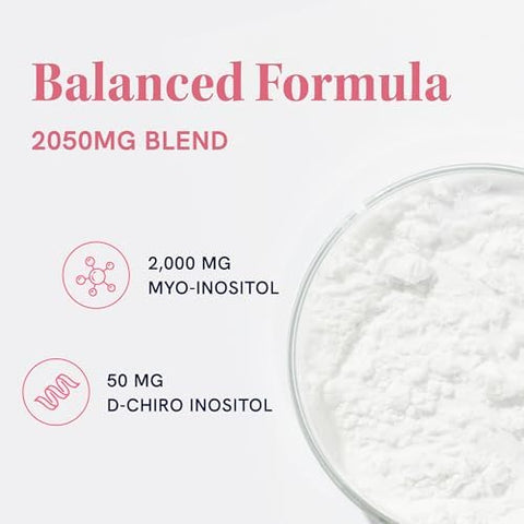 MyoInositol Powder Complex and Women's DIM Supplement Hormone Balance Bundle with Ideal 40: 1 Ratio MyoInositol and DChiro Inositol Powder (30 Servings) and DIM Supplement for Women (60 Servings)