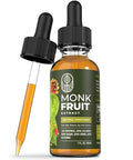 MONK FRUIT SWEETENER LIQUID - MONK FRUIT EXTRACT - No Erythritol, Zero Calories & Sugars, No added water, Keto-friendly, Designed for Tea Lovers
