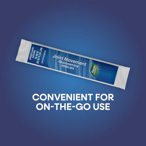 Nature'S Way Joint Movement Glucosamine Drink Mix Ultra Strength Glucosamine Msm Hyaluronic Acid Vitamin D3 Supports Bones Muscles Cartilage No Sugar Joint Support 30 Unflavored Packets
