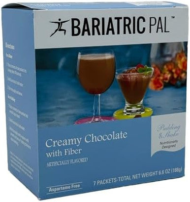 Bariatricpal 15G Protein Aspartame Pudding & Shake Creamy Chocolate With Fiber (1Pack)