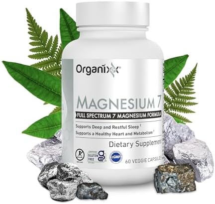 Organixx Magnesium Glycinate and Turmeric Curcumin Bundle 60 Caps Each