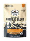 Stoked Oats - Mountain Maple High Protein, Low Sugar Breakfast - Gluten Free, High Fiber, Non GMO Oatmeal - Perfect for overnight oats (11.3oz)
