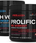 Pescience Pre Workout Stack â€“ Prolific & High Volume Guava Pineapple Nitric Oxide Booster â€“ 40 & 36 Scoops L Arginine Nitrate L Citrulline Pre Workout Powder For Men & Women