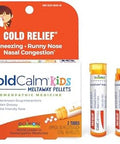 Boiron Coldcalm Kids Pellets For Relief Of Common Cold Symptoms Such As Sneezing Runny Nose Sore Throat And Nasal Congestion 2 Count (160 Pellets)