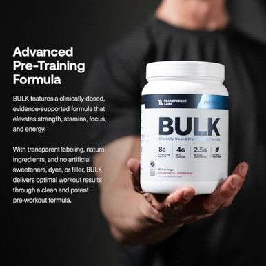 Transparent Labs Bulk Pre-Workout straberry lemonade 30servings