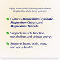 Natrol Triple Magnesium Complex Supplement Glycinate Citrate & Taurate 200Mg High Absorption Support Whole Body Wellness 60 Capsules