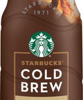 Starbucks Cold Brew Coffee, Vanilla Sweet Cream, 40 Fl Oz Bottle, Naturally Flavored, Colombian Blend, Iced Coffee Drink