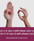 Smartypants Mineral Chews: Magnesium Citrate & Calcium Supplement With Vitamin D3, Vitamin C, Vitamin K2, Zinc & Selenium For Immune Support, 60 Count (30 Day Supply)