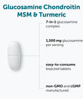 Micro Ingredients Glucosamine Chondroitin Msm And Turmeric Supplement 300 Bisected Tablets 1500 Mg Glucosamine Per Serving 7-In-1 With Boswellia Hyaluronic Acid & Collagen Complex