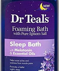 Dr Teal'S Foaming Bath Variety Set (2 Pack34Oz Ea) - Melatonin Sleep BathNourish & Protect With Coconut Oil - Essential Oils Blended With Pure Epsom Salt Ease Pain & Promote Better Sleep