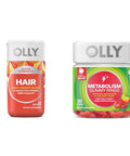 Olly Ultra Strength Hair Softgels Supports Hair Health Biotin Keratin & Metabolism Gummy Rings Apple Cider Vinegar Vitamin B12 Chromium