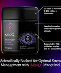 Mitoq +Balance Sensoril Ashwagandha Rhodiola & Maritime Support Balanced Cortisol Levels Stress Management Restorative Sleep & Cell Health (60 Capsules)