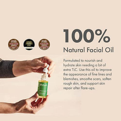 Balmonds - Intensive Facial Oil - 1.1fl.oz. (30ml) - 100% Natural Skin Oil - Vitamin E Oil - Vegan - Free From Fragrance - All Skin Types