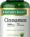 Nature'S Bounty Cinnamon Plus Chromium Capsules 60 Count