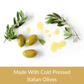 DeLallo Extra Virgin Olive Oil, Made in Italy, Bulk Size Container, Made with Cold Pressed Olives, Non-GMO, Kosher, Vegan, All Natural, 3 Liter Can