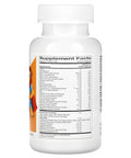 California Gold Nutrition Chewable Multivitamins With Probiotics & Enzymes For Children Assorted Fruit 120 Vegetarian Tablets