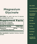 Nature's Bounty High Absorption Magnesium Glycinate For Supporting Muscle Relaxation And Bone Heart & Nerve Health Non-Gmo Gluten- Vegetarian /60 Servings 240 Mg 120 Count