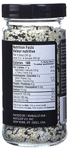 Baycliff Company Sushi Chef Tuxedo Sesame Seed, 3.75 Ounce