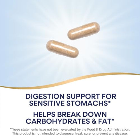 Nature'S Way Acid Ease Digestive Support Supplement For Sensitive Stomachs Marshmallow Root Extract Slippery Elm Bark Digestive Enzymes 180 Vegan Capsules (Packaging May Vary)