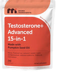 Micro Ingredients Testosterone+ Advanced For Men & Women 240 Softgels