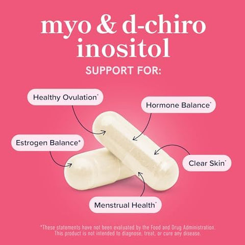 SMNutrition Herbal Hormone Balance Tincture and MyoInositol and DChiro Inositol Hormone Balancing Bundle with 40: 1 (30 Servings) and Liquid Cycle Support for Women (60 Servings)