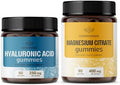 Herbamama Hyaluronic Acid And Magnesium Kit - Bundle Of 250 Mg Hyaluronic Acid & 400 Mg Magnesium Citrate Gummies - Vegan Non-Gmo Gelatin- - 2 Pack