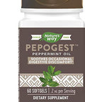 Nature's Way Pepogest Peppermint Oil 60 Softgels. Pack of 3