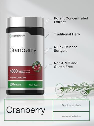 Horbaach Cranberry Pills 300 Softgels