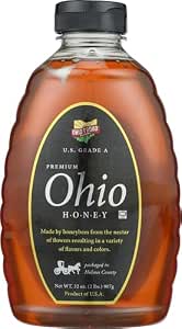 Authentic Mountain Sidr Honey - Jujube Honey, Supports Mental Health, Memory and Cognition, 100% Natural, Raw Liquid Honey, Gluten Free (500g / 17.6oz)