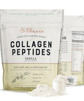 Live Conscious Collagen Peptides Powder - Vanilla Flavored Collagen Powder - Hair Skin Nail & Joint Support - Type I & Iii Grass-Fed Collagen Supplements For Women And Men - 30 Servings 13Oz