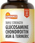 Sundance Glucosamine Chondroitin With Msm And Turmeric 80 Caplets Triple Strength Formula Nongmo And Gluten Supplement