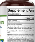 Brieofood Organic Cinnamon 1500Mg, 45 Servings, Vegetarian, Gluten , 90 Vegetarian Tablets
