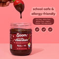 Soom Foods Chocolate Sea Salt Sesame Spread 12oz (2 Pack) Made with 4 Ingredients Low Sugar DairyFree NutFree GlutenFree Palm OilFree 5g Protein Better for You Chocolate Tahini Spread