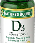 Nature'S Bounty Vitamin D3 1000 Iu Immune Health 120 Softgels (Pack Of 1)