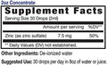 Eidon Zinc Mineral Supplement 2 Ounce